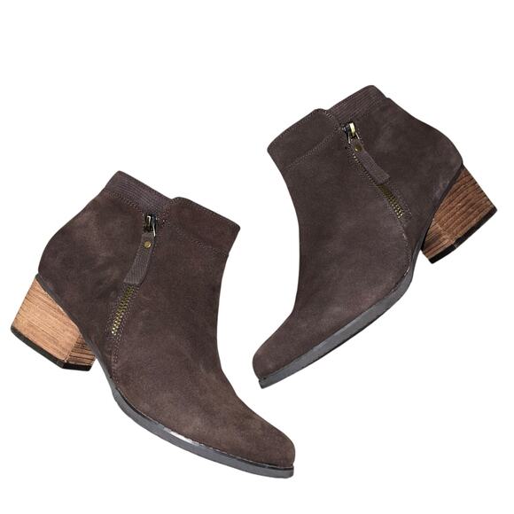 Blondo Ankle Boots Suede Leather Isaac Waterproof - Picture 5 of 12